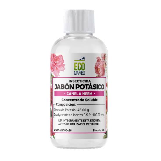 EM.JABON POTASICO *100cc. (CANELA Y NEEM) (8+2 de regalo)
