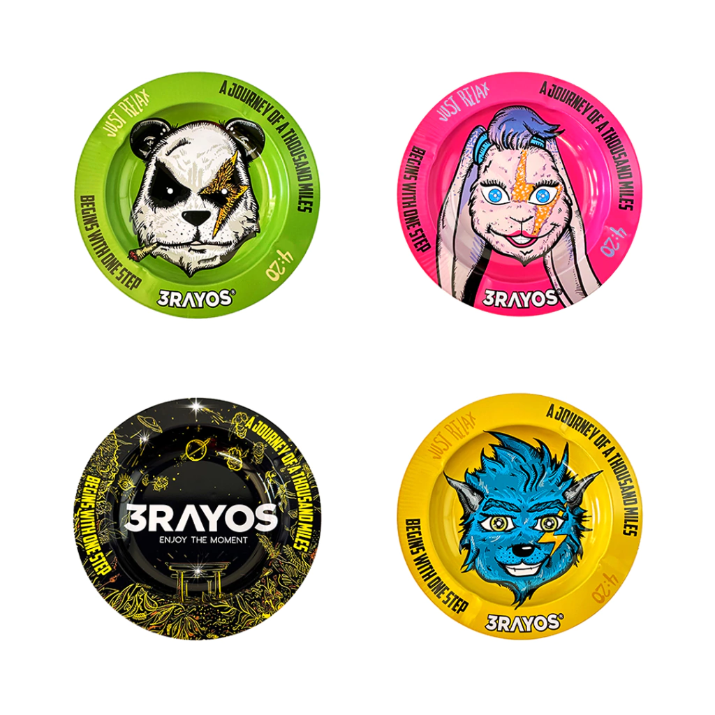 3 RAYOS CENICERO METAL MIX