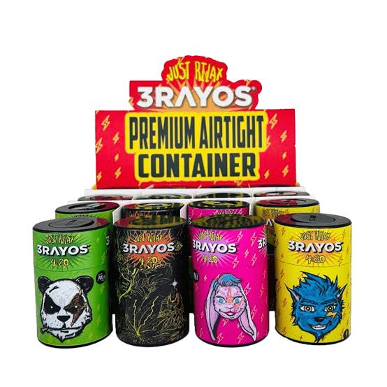 3 RAYOS FRASCO HERMETICO